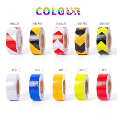 晶彩格反光膜反光条反光警标贴交通安全标金黄色反光膜耐磨反光贴图4