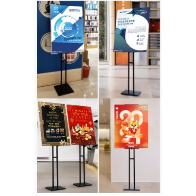 kt板展架立式落地式立牌广告海报宣传展板支架展示架子广告牌图4