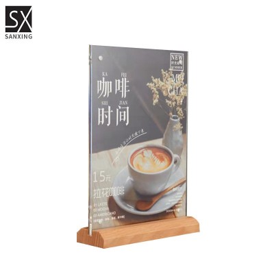 亚克力提示牌空白桌卡吧台桌牌立体卡牌展示架图4