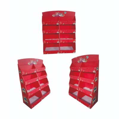 瓦楞纸堆头日常节日促销玩具食品商场超市创意PDQ地推陈列纸堆头图5