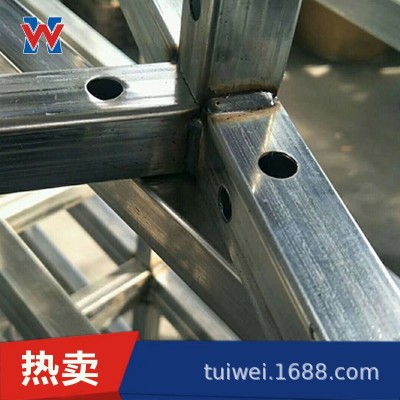 加工定制镀锌方管桁架镀锌圆管背景架舞台灯架途为支架立式图4