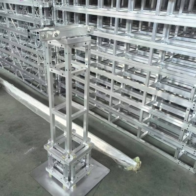 小方套桁架升降器铝合金升降系统龙门架底座小型灯光架架 子展架图2