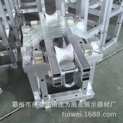 小方套桁架升降器铝合金升降系统龙门架底座小型灯光架架 子展架图3