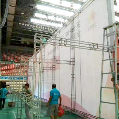 灯光架子truss架铝合金桁架活动婚庆背景架源头厂家舞台婚庆舞台图5