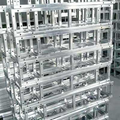 舞台桁架方管广告背景架热镀锌钢铁厂家婚庆舞台架折叠展架可折叠图3