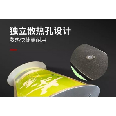 立式灯箱孤面双面广告LED旋转户外室内铝型材广告牌图2