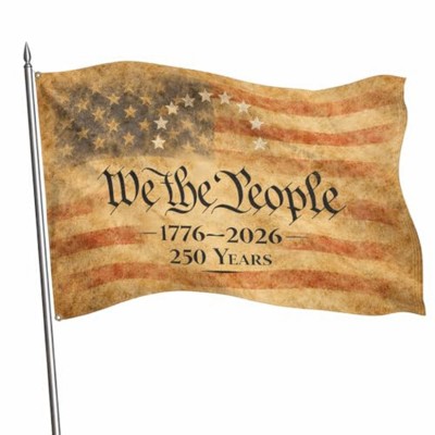 America 250th Anniversary Flag3X5FT美国纪念旗帜户外旗帜图3