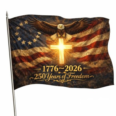 America 250th Anniversary Flag3X5FT美国纪念旗帜户外旗帜图2