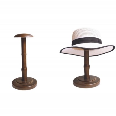 创意仿古帽架帽子展示架男女帽子架帽子收纳架帽托帽撑实木帽架图3