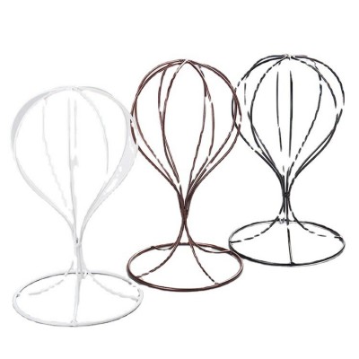 厂家现货供应铁艺帽子展示架服装店帽托便宜实用性价比高黑白多色图2