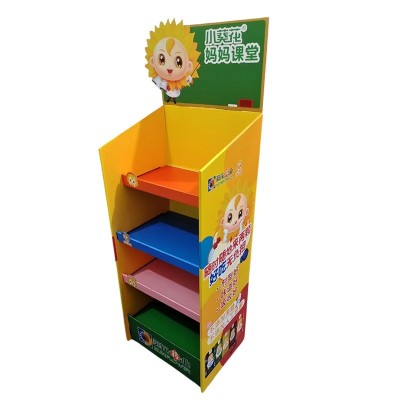 超市纸质落地展示架瓦楞纸陈列架PDQ促销纸堆头雪弗板台 面展示盒图5