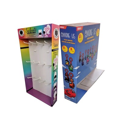 厂家供应超市玩具纸地堆瓦楞纸货架化妆品展示盒食品陈列盒批发图5