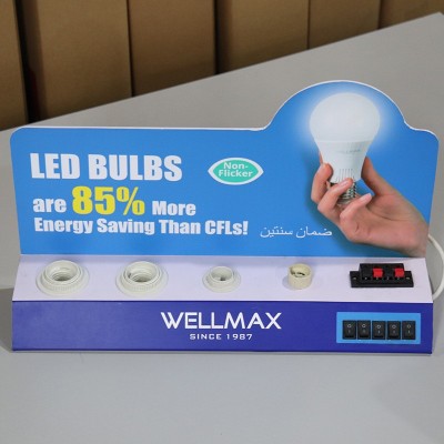 厂家销售多头LED灯泡展示架 照明灯具测试仪节能灯筒桌面试灯台图4