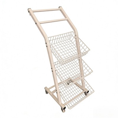 多层金属置物架超市便利店零食水果架雨伞架客厅零食架厨房置物架