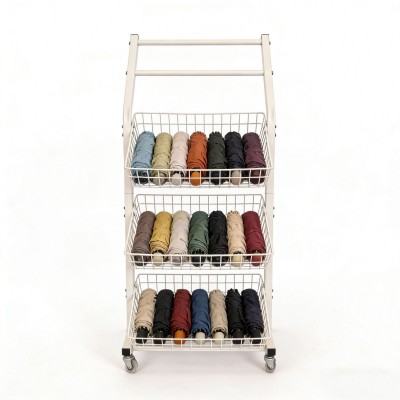 多层金属置物架超市便利店零食水果架雨伞架客厅零食架厨房置物架图5