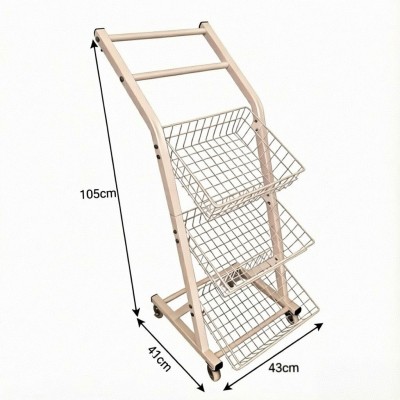 多层金属置物架超市便利店零食水果架雨伞架客厅零食架厨房置物架图4