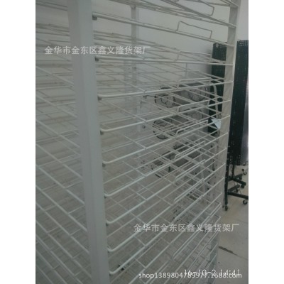 批发优惠多层落地铁线展示架 地毯地板展示架 卡纸展示架 样品架图2