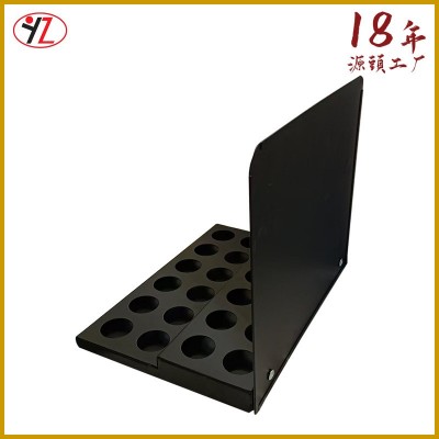 直销装手喷漆展示架汽车自喷漆货架陈列罐子收纳架黑色金属陈列架图4