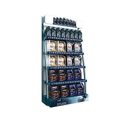 广州汽车用品货架商超产品多层可移动陈列机油架金属洞洞 板展示架图4