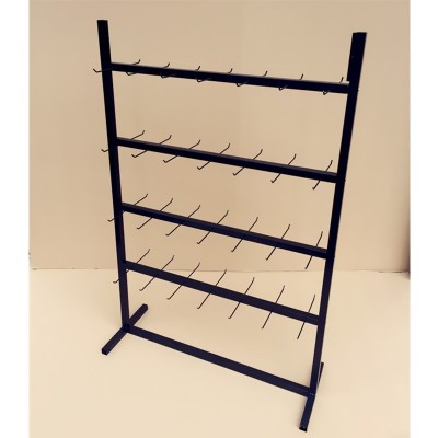 厂家直供双面挂钩促销架子 金属袜子拖鞋展示架 饰品陈列架雨伞架图3