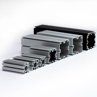 80/40/60方柱卡布铝合金展览型材会展中心便捷特装摊位立柱配件厂图5