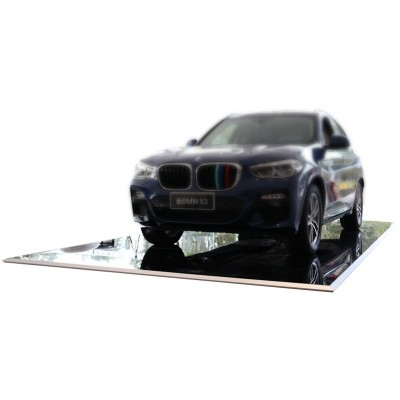 65斜坡包边车展地台钢化玻璃4s店汽车展台模块组装式便捷巡展地台图4