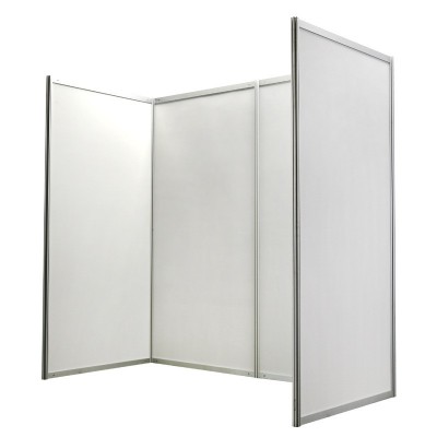 八棱柱展板书画画展展览博物馆画室画廊校园广告宣传屏风展示架厂图5