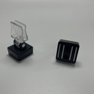 强磁吸夹可调角度pop广告货架磁力标签夹超市kt板侧翼刀旗磁性夹图5