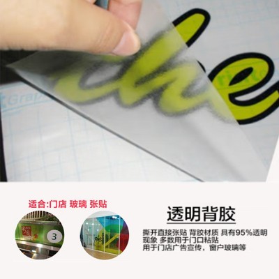 可移背胶车身贴室内写真背胶PP纸商超耐磨写真地贴可移 除背胶海报图4