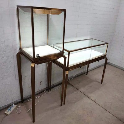 2022奢侈品珠宝展示柜钻石戒指柜台礼品黄金手表展示架展示台定制图3