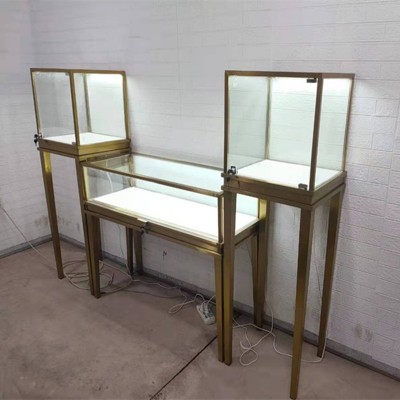 2022奢侈品珠宝展示柜钻石戒指柜台礼品黄金手表展示架展示台定制图2