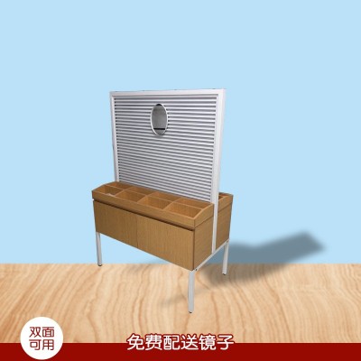 厂家直供展示柜名创优品槽板货架耳环头绳手机壳饰品专用展柜收纳图2