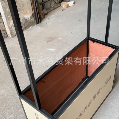 架落地式铁木结构私人皮带高端货架新款皮具钱夹钱包腰带展架图2