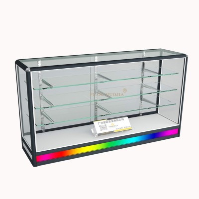 玻璃柜铝合金玻璃展示柜矮柜玻璃柜台玻璃橱窗产品展示架样品柜