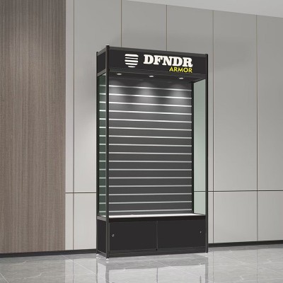 玻璃柜铝合金玻璃展示柜矮柜玻璃柜台玻璃橱窗产品展示架样品柜图4