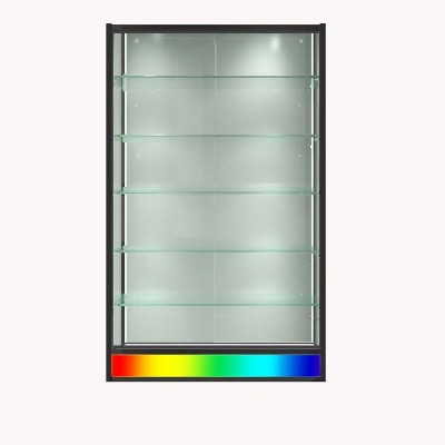 LED灯箱玻璃柜铝合金展架玻璃橱窗二极管发光样品橱窗商品陈列柜图4