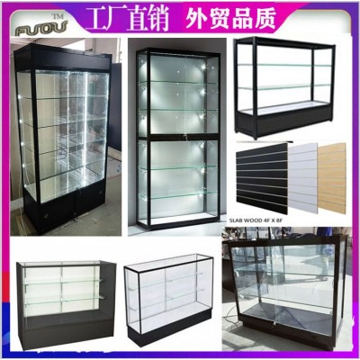 MDF铝合金玻璃柜台拆装组装数码产品手机配件样产品玻璃柜展柜台图2