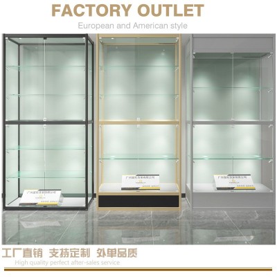 样品玻璃展示柜烟柜铝合金橱窗柜简约展示架层架产品摆放架收纳柜