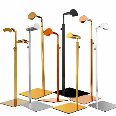 新款可调节挂包架子展示架柜台包架陈列展示道具不锈钢挂包展示架图4