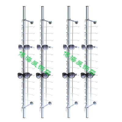 眼镜展示架 铝合金壁挂展架 锁条眼镜架 墨镜陈列架眼镜支架带锁图4