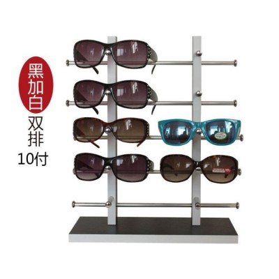 木质眼镜展示架太阳镜展示道具墨镜架陈列架货架眼镜支架10付图3