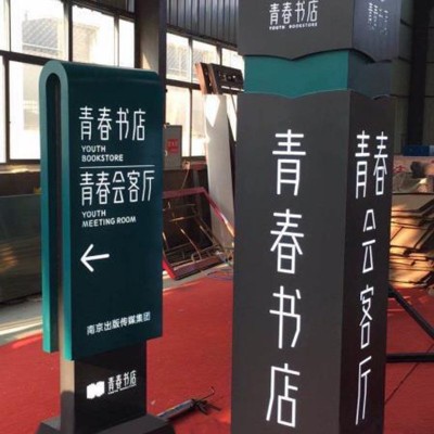 多方向指示牌精神堡垒售楼部停车场党建宣传医院公园景区指示牌图3