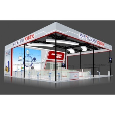 大族激光展台搭建项目-2019中国国际高新技术成果交易会图2