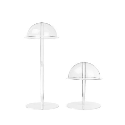 跨境热销透明亚克力假发帽子展示架 渔夫帽棒球帽收纳架支撑架图5