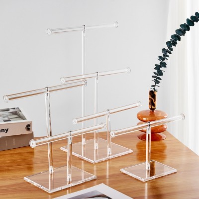 水晶手串手链饰品展示架透明项链手镯手表珠宝首饰陈列架子高级感图4