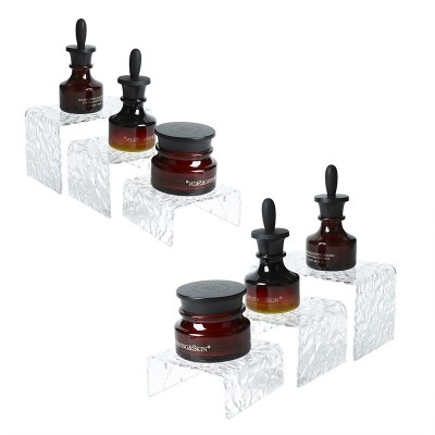 热弯波纹甜品糕点亚克力U型展示架 手办化妆品家用梳妆台摆件收纳图4