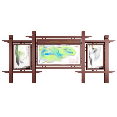 党建宣传栏户外栏制作学校户外公告宣传栏乡镇标识文化广告牌制作图5