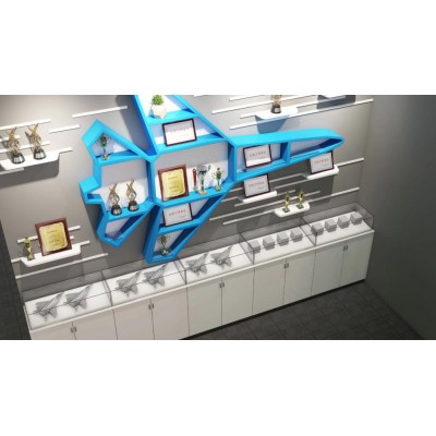 航空工业集团电源质量道场展柜展台设计制作
