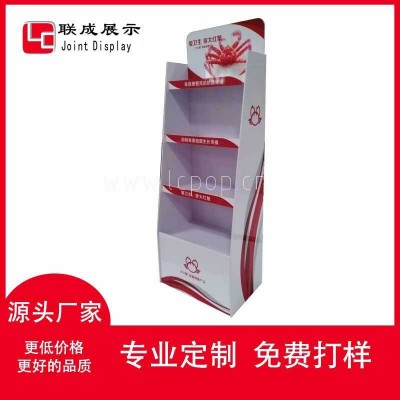 亚克力PVC雪弗安迪板服装饰品袜子儿童内衣内裤陈列展示架PDQ