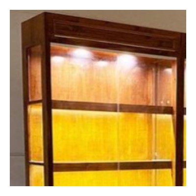 实木展示柜带锁烟酒茶叶样品展示货柜商用珠宝潮玩玻璃展示台带灯